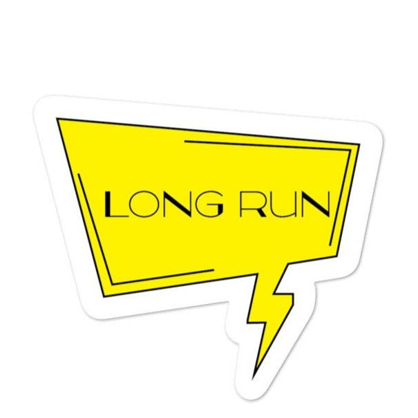 Long Run Sticker - Distance Running Decal | ITRACKANDFIELD