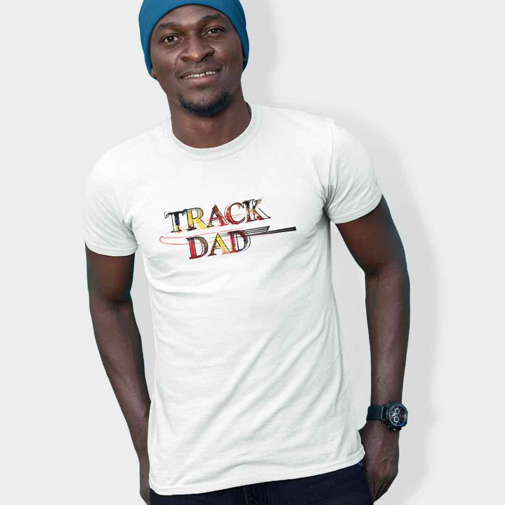 Track and Field Dad t-shirt for fathers