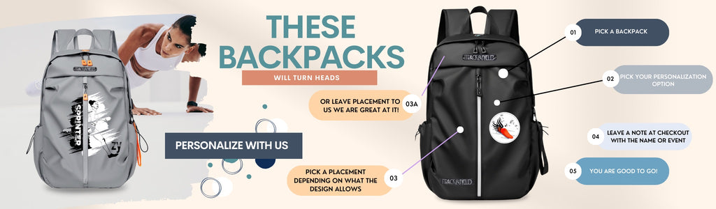 Personalize sports Backpacks