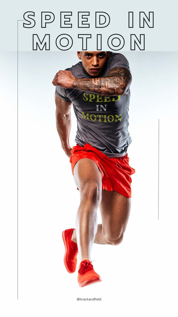 athlete wearing speed in motion apparel
