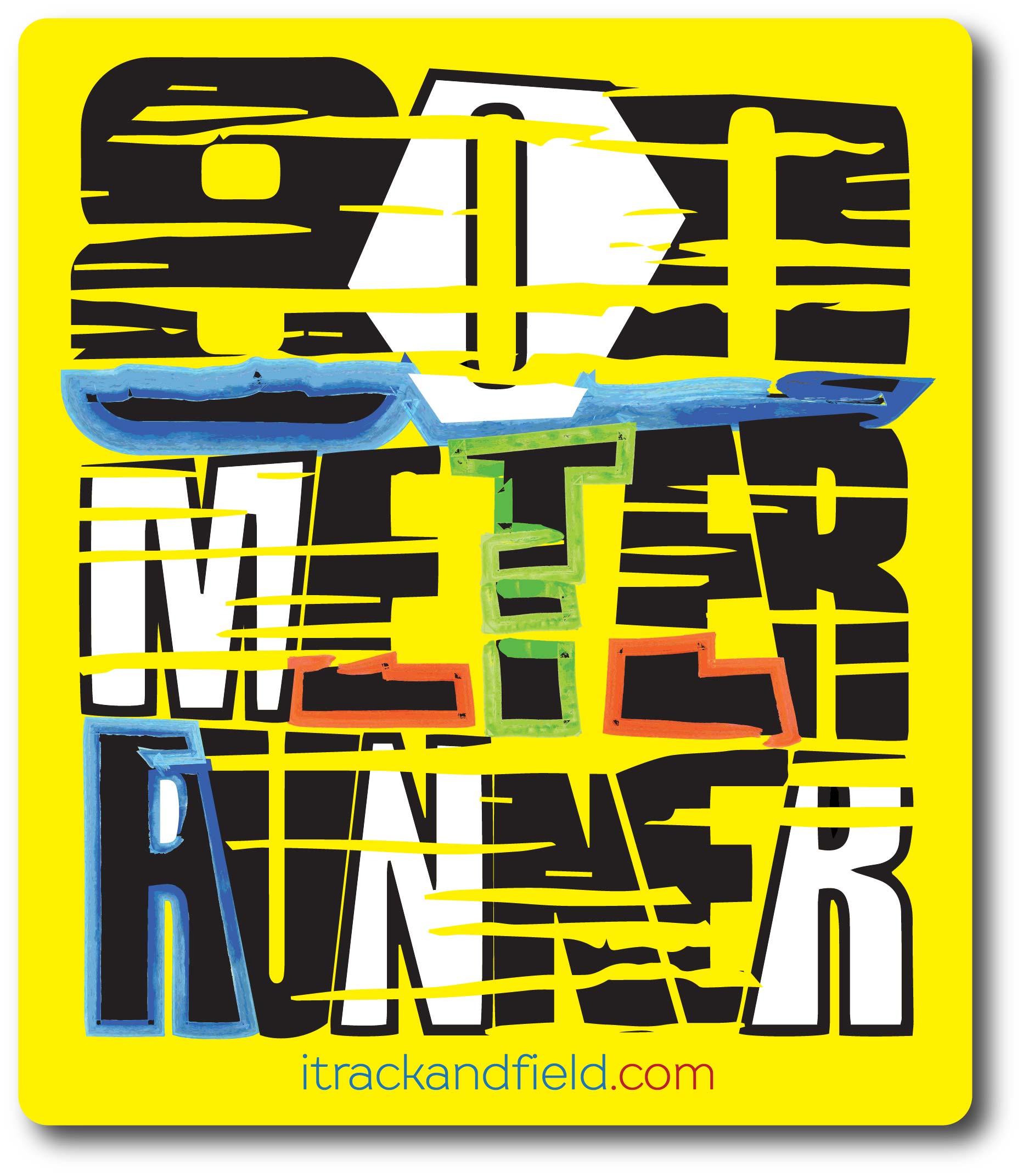 800m Runner Sticker – ITRACKANDFIELD