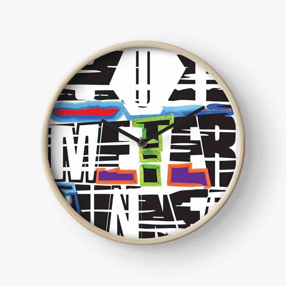 I track and field Athletics clock with the 800 meter  design art school supplies clocks home decor gear sports running white interior time accents home house graphic 