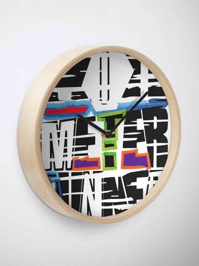 I track and field Athletics clock with the 800 meter design art school supplies clocks home decor gear sports running white interior time accents home house graphic
