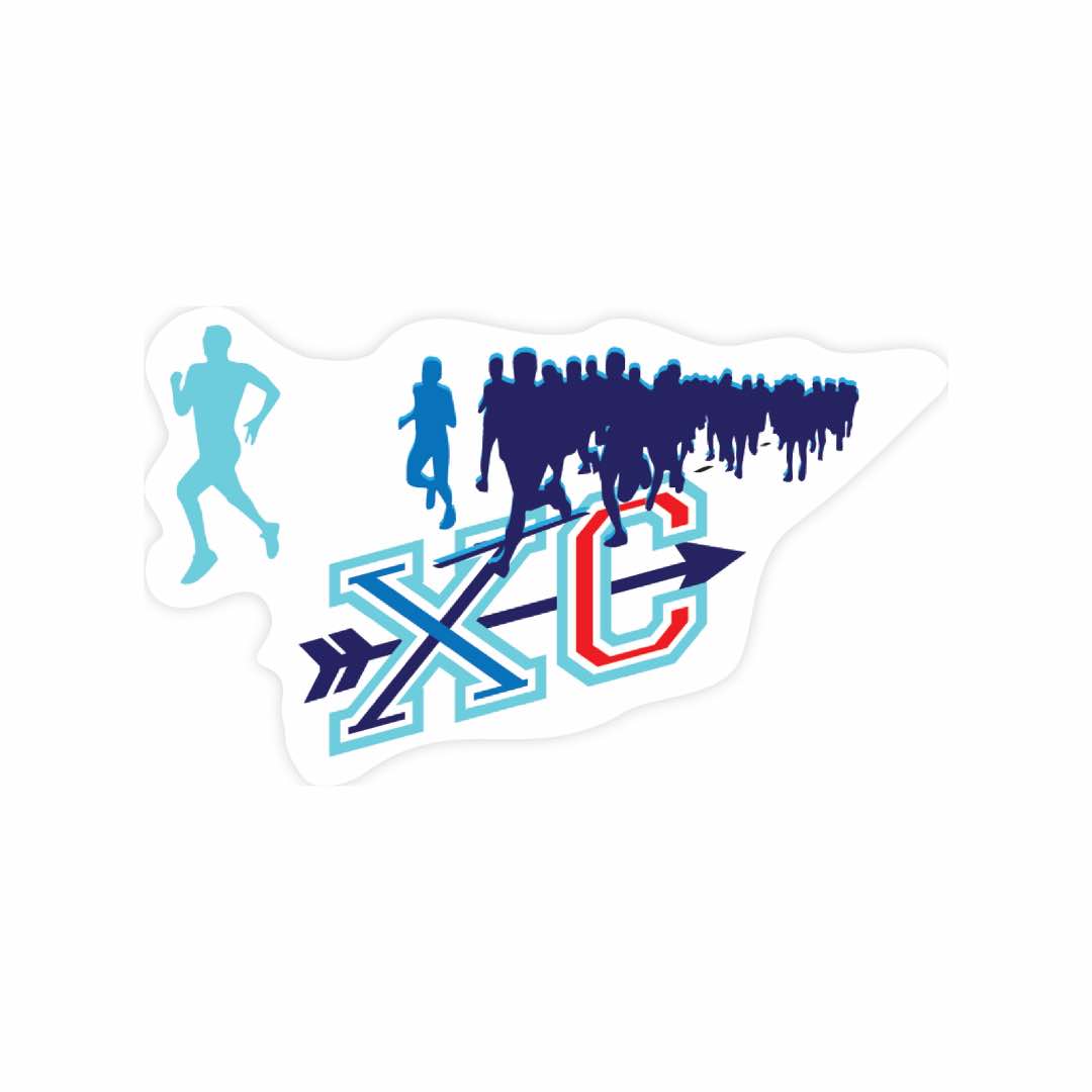 Man Sticker Runner Men's XC Running Sticker – ITRACKANDFIELD