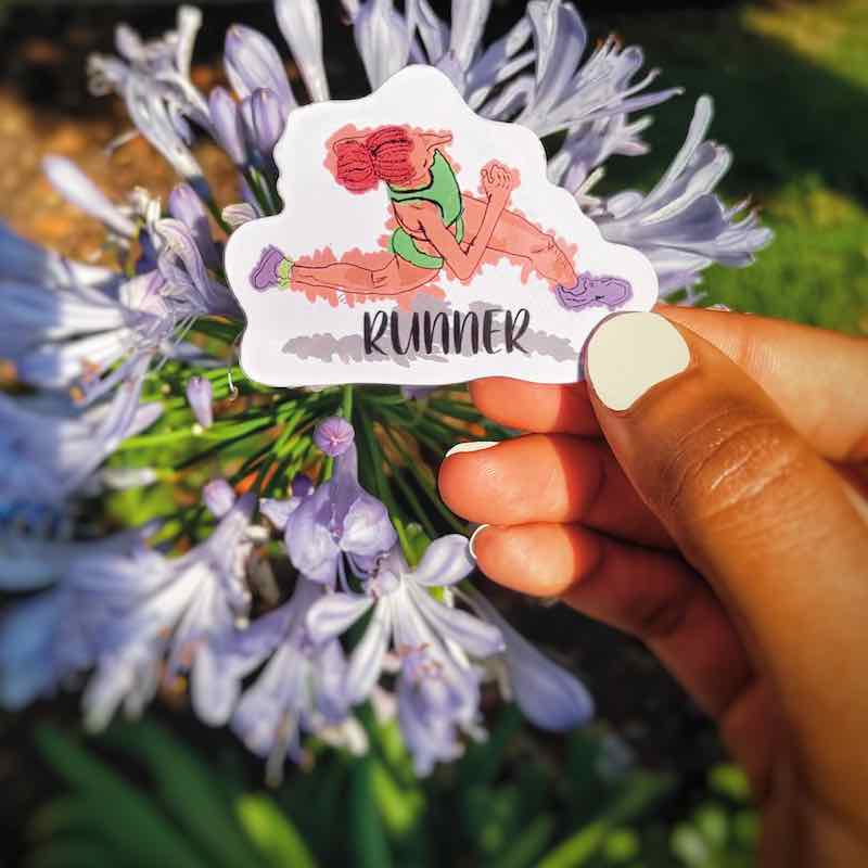 Long Distance Sticker Long Distance Runner Sticker – ITRACKANDFIELD