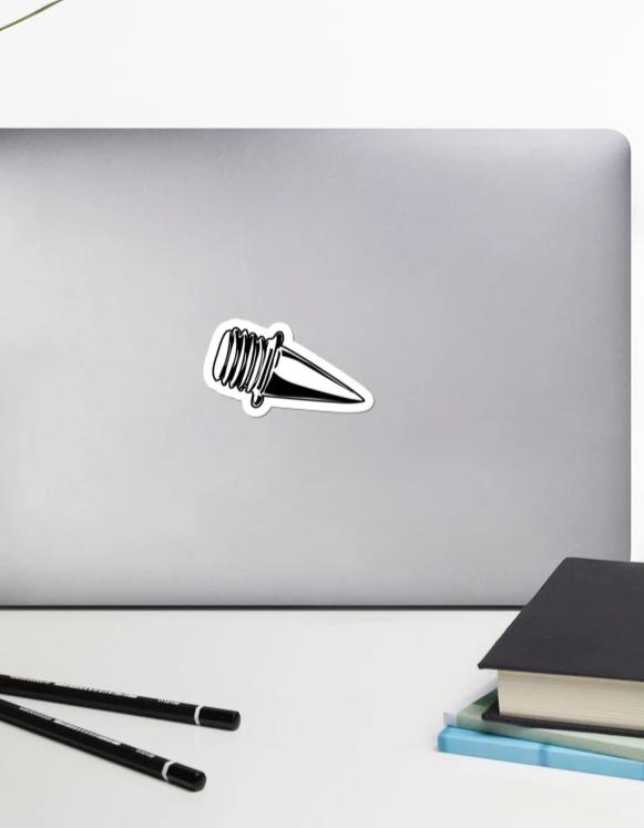 Laptop Sticker - Spikes