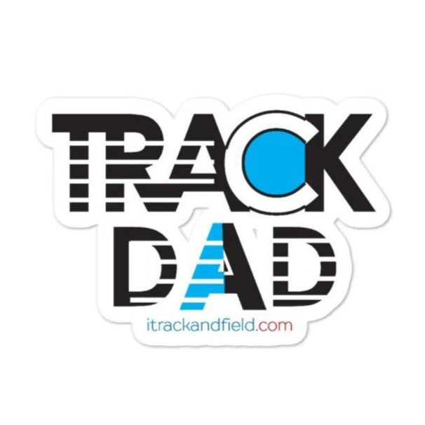 I Track and Field athletics sports gear athlete running sticker design art accessories decal laptop water bottle hydro flask Sticker run sports gear workout fitness motivational motivation state law move over for faster athletes speed track dad parent fathers father compete competitive competition graphic