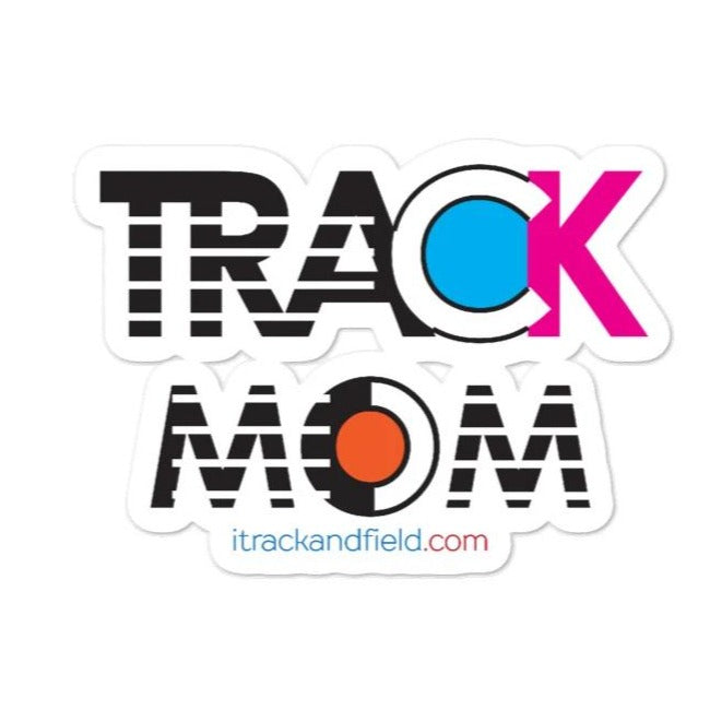I Track and Field athletics sports gear athlete running sticker design art accessories decal laptop water bottle hydro flask Sticker run sports gear workout fitness motivational motivation state law move over for faster athletes speed run running runner track mom compete competitive competition graphic