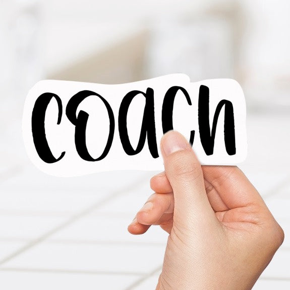 Coaching Sticker Design Coach Sticker โ ITRACKANDFIELD