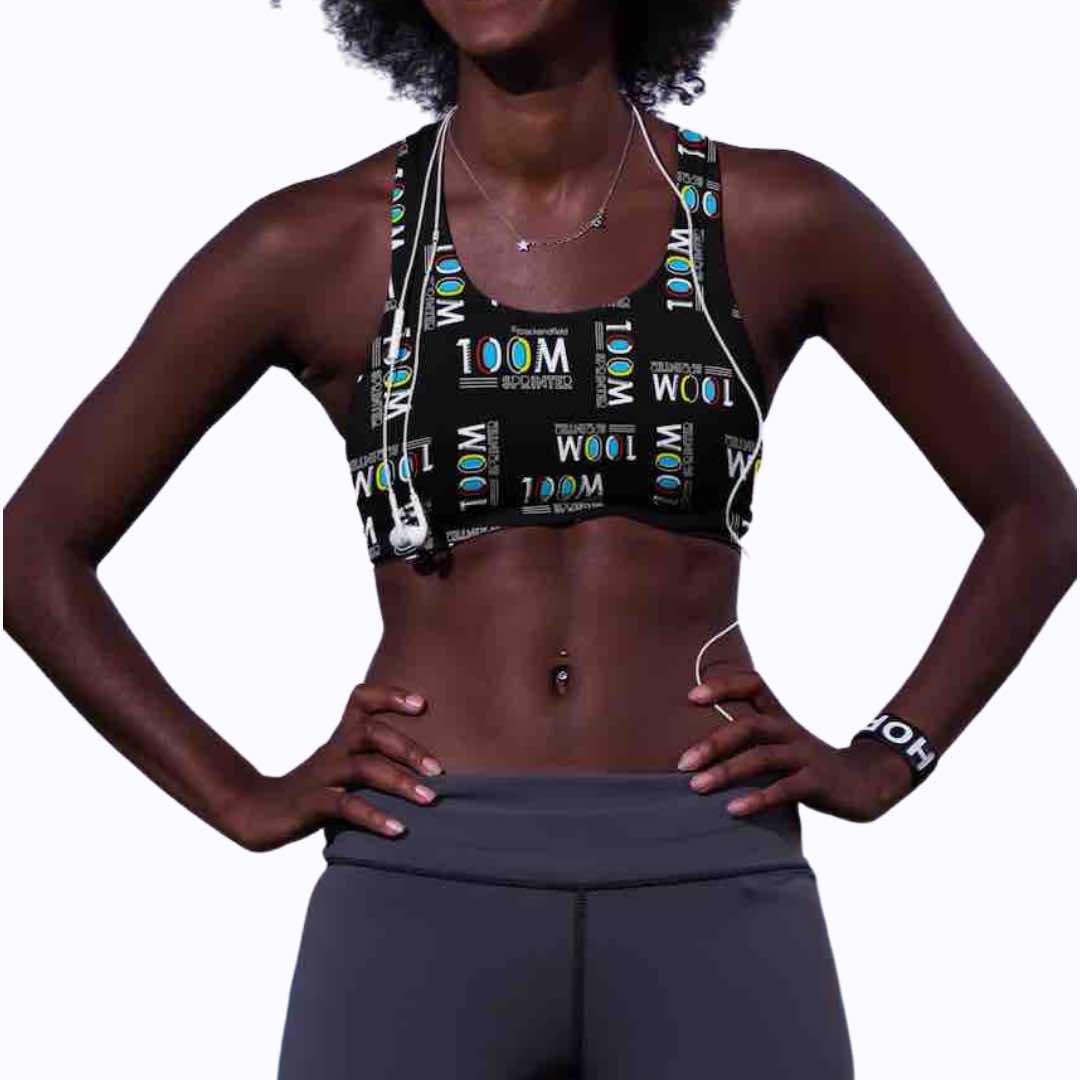 100m Dash Sports Bra – ITRACKANDFIELD